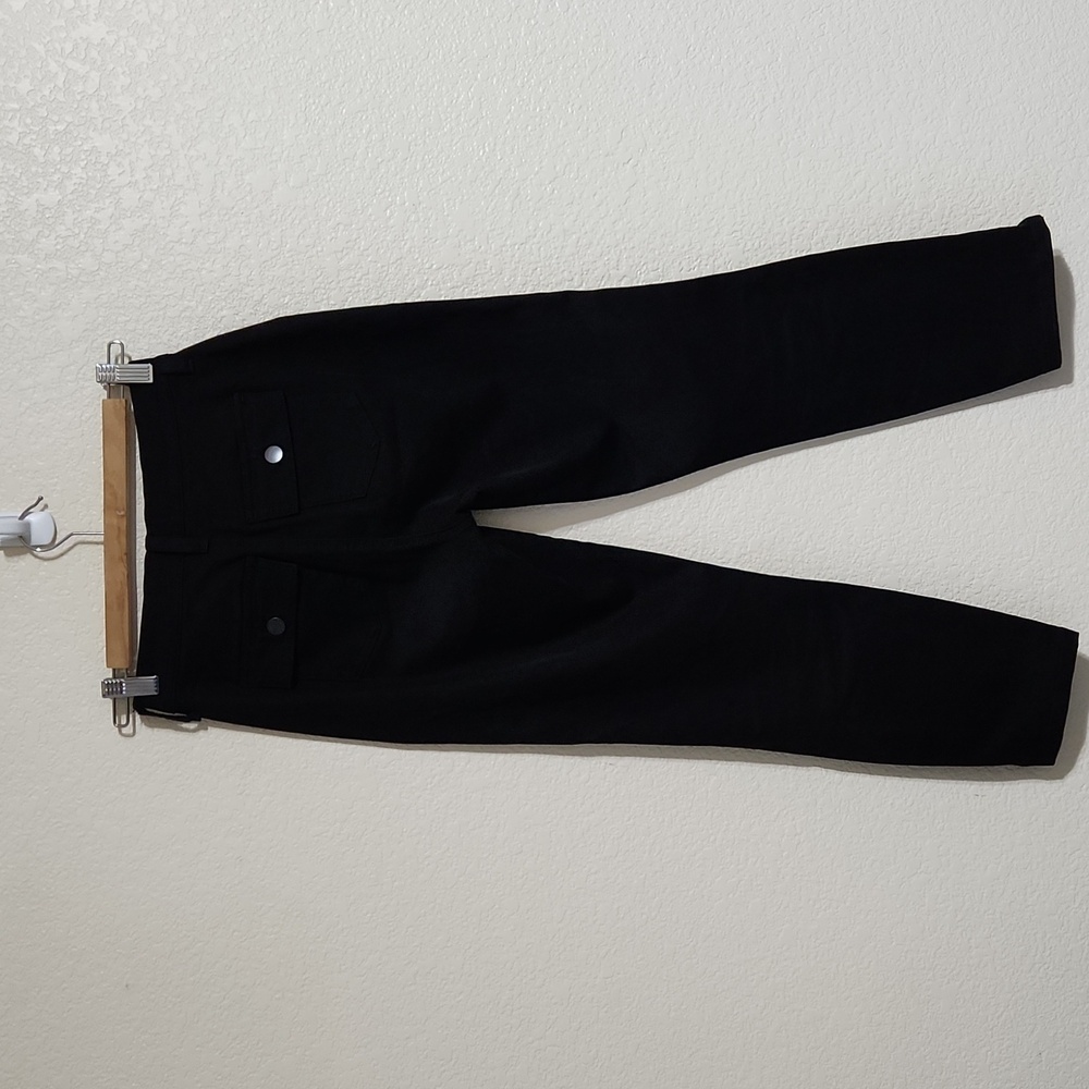 Evereve Payton‎ Utility Ankle Slit Pant in Black Size 24 - Picture 6 of 11